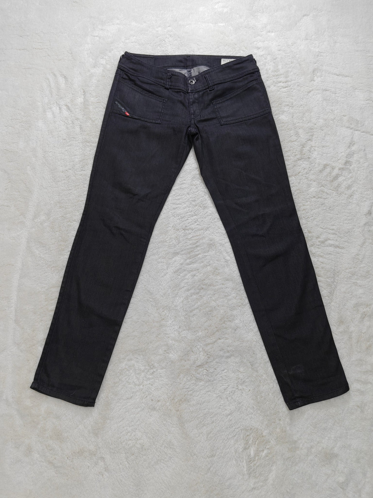 Women Diesel Hushy Black 0064U Slim W28 L30 (EU 38 / M) 2010s Jeans