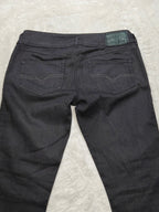 Women Diesel Hushy Black 0064U Slim W28 L30 (EU 38 / M) 2010s Jeans