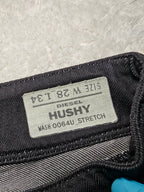 Women Diesel Hushy Black 0064U Slim W28 L30 (EU 38 / M) 2010s Jeans