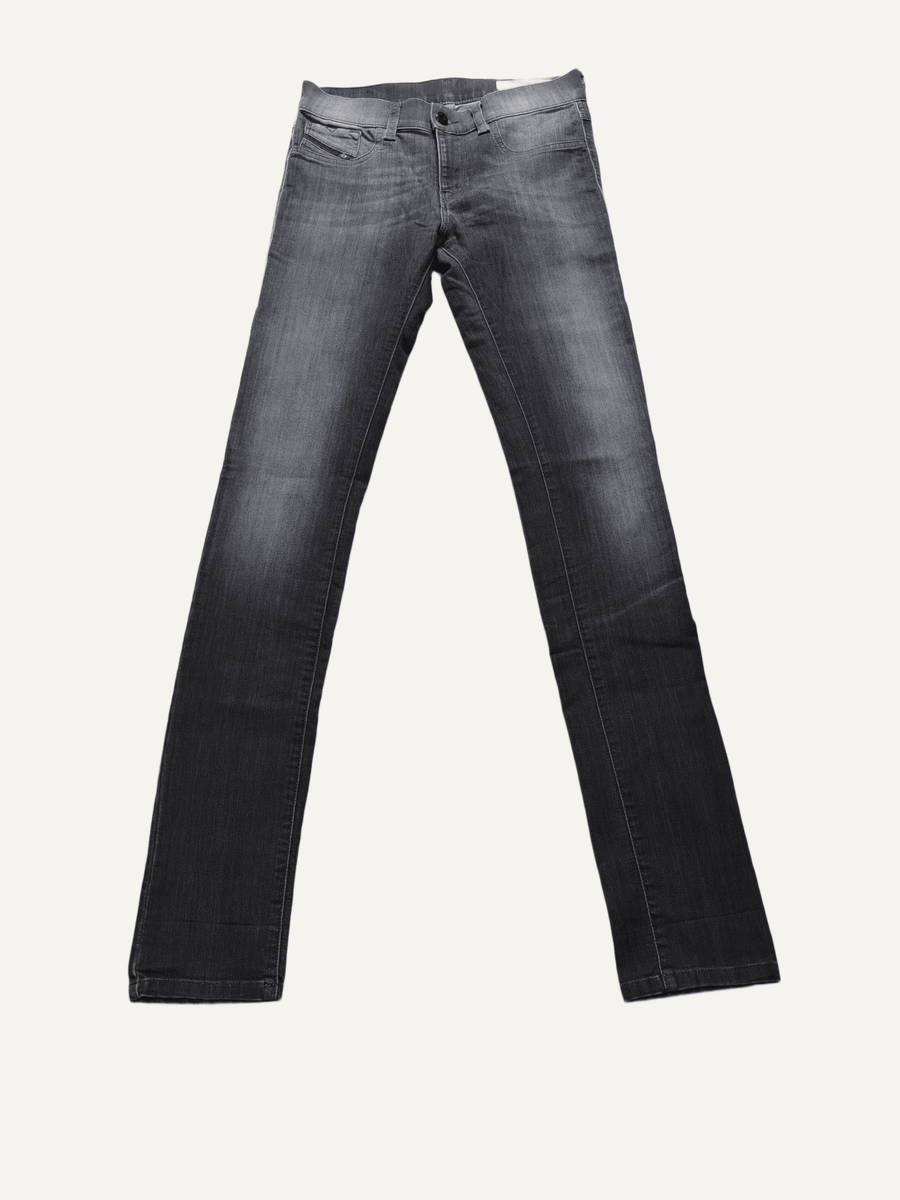 Women Diesel Livier Dark grey 0662G Super slim jegging W26 L34 (EU 36 / S) Y2K Jeans