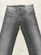 Women Diesel Livier Dark grey 0662G Super slim jegging W26 L34 (EU 36 / S) Y2K Jeans