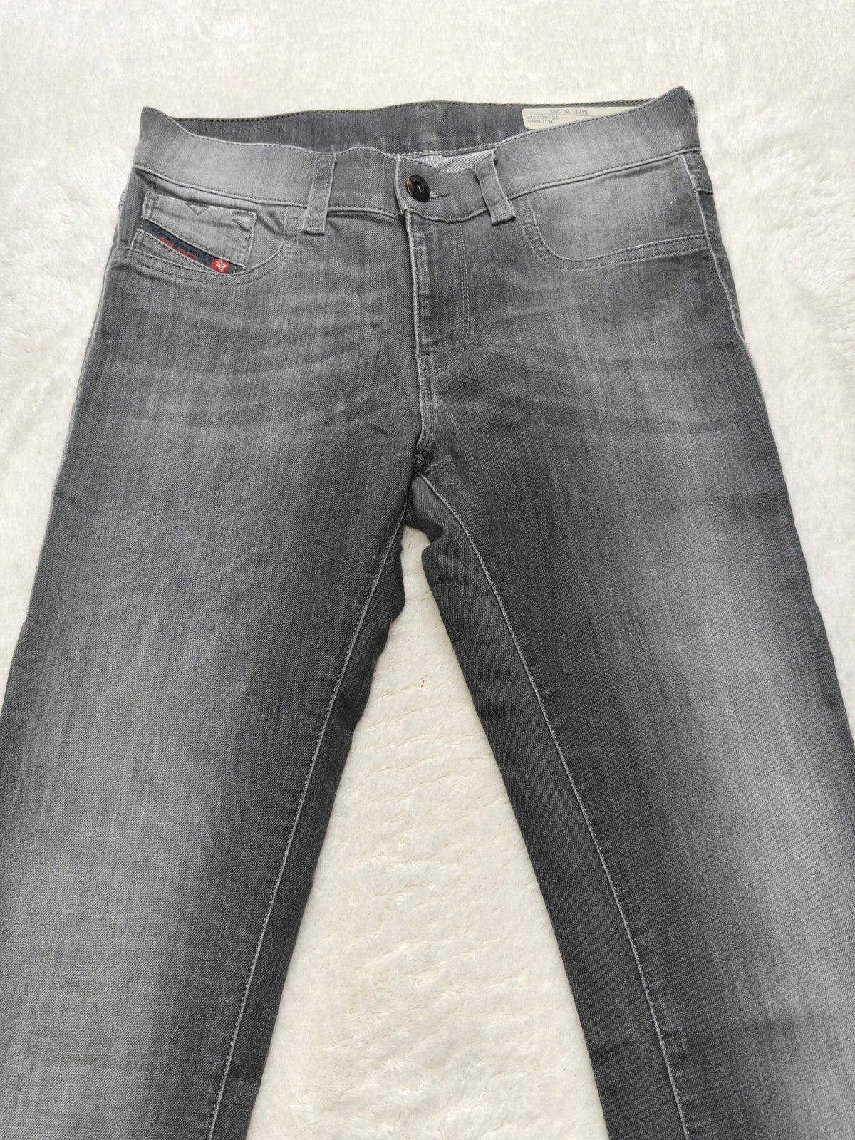 Women Diesel Livier Dark grey 0662G Super slim jegging W26 L34 (EU 36 / S) Y2K Jeans