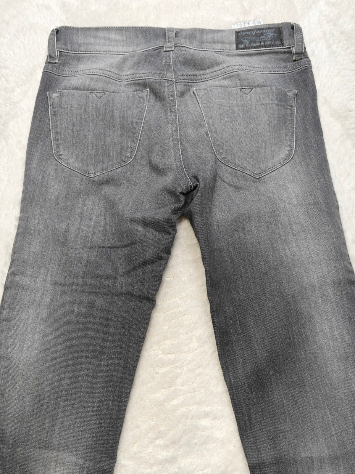 Women Diesel Livier Dark grey 0662G Super slim jegging W26 L34 (EU 36 / S) Y2K Jeans
