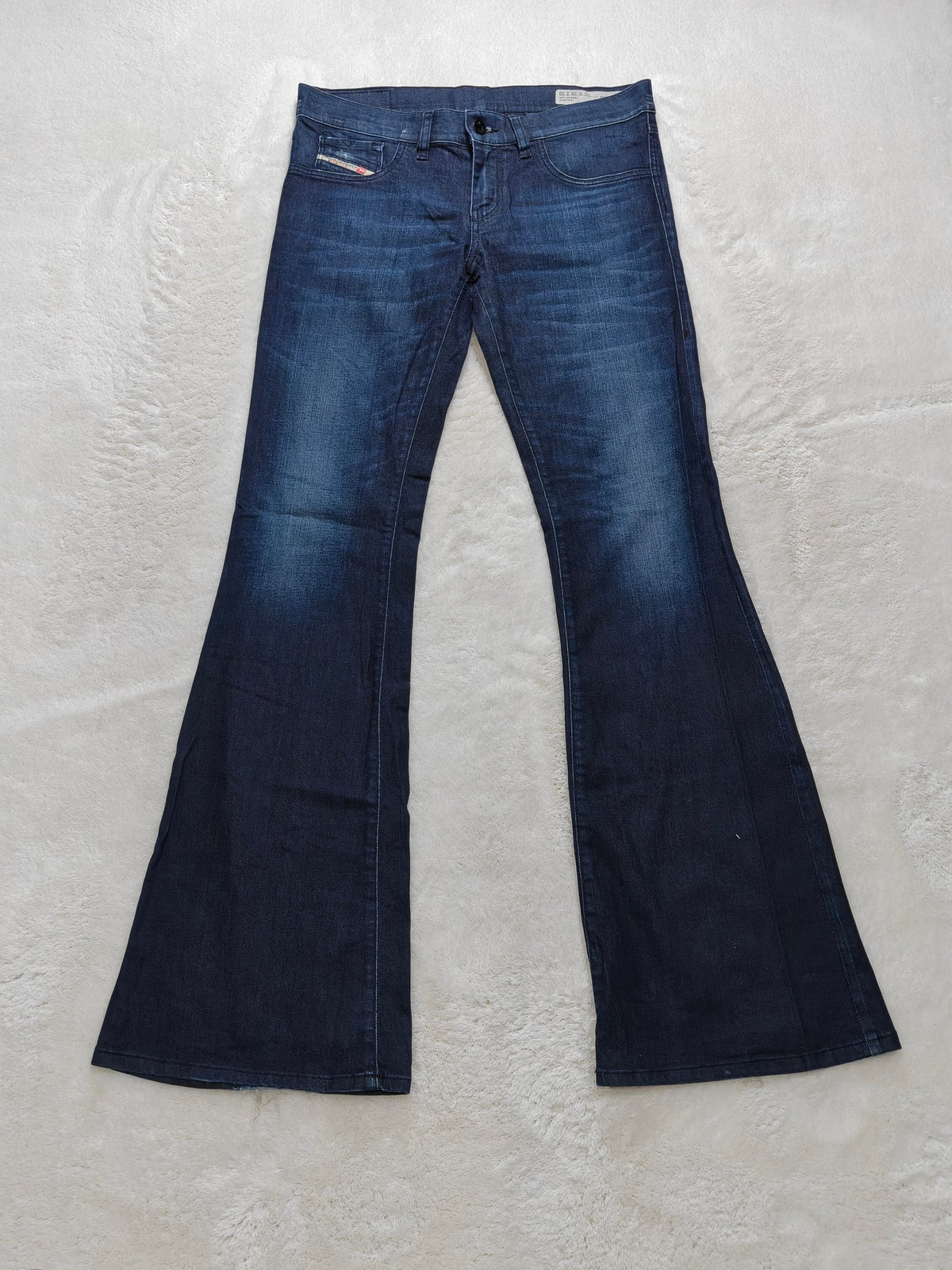 Women Diesel Livier-Flare Dark blue 0068S Flared W29 L32 (EU 38 / M) Y2K Jeans