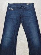 Women Diesel Livier-Flare Dark blue 0068S Flared W29 L32 (EU 38 / M) Y2K Jeans