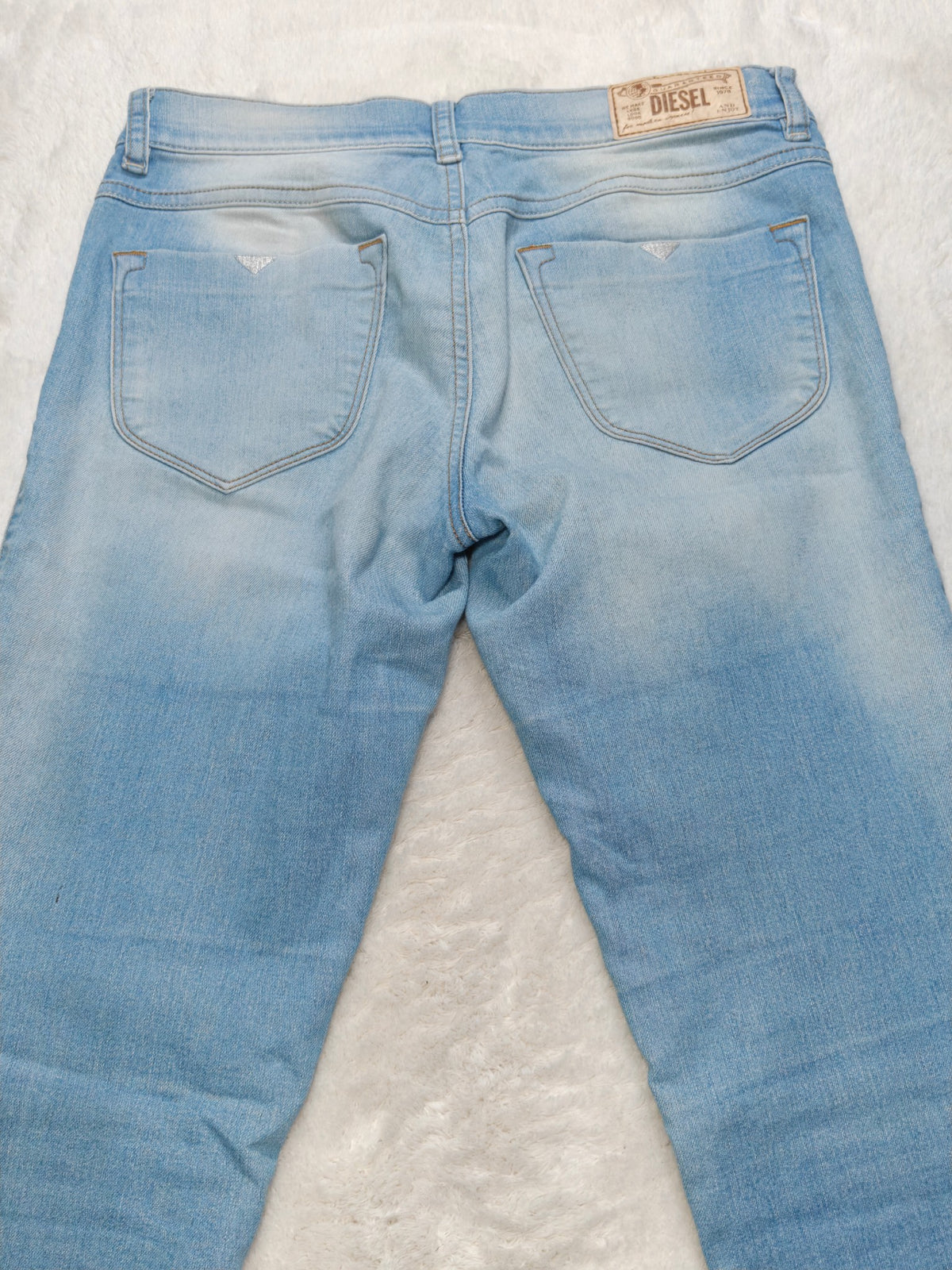 Women Diesel Livier Light blue 0660I Super slim jegging W29 L34 (EU 38 / M) Y2K Jeans