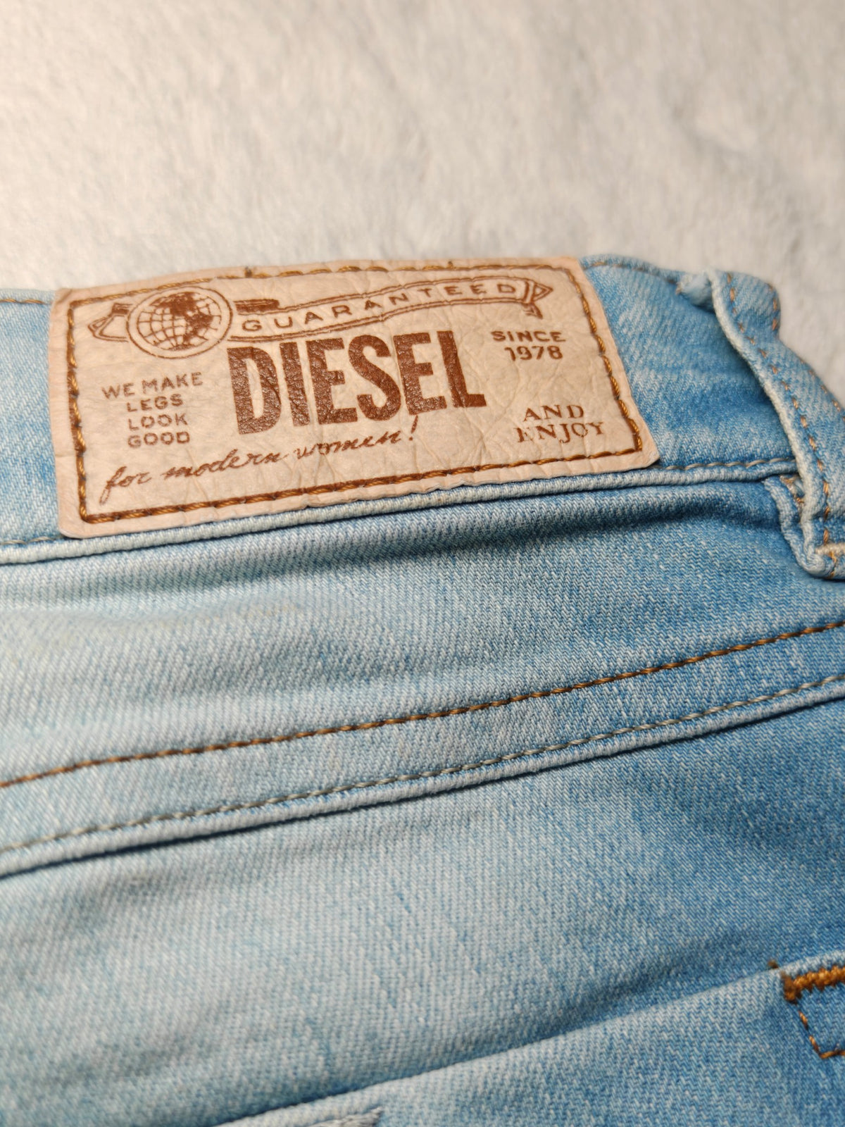 Women Diesel Livier Light blue 0660I Super slim jegging W29 L34 (EU 38 / M) Y2K Jeans
