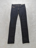 Women Diesel Livier-Sp Dark blue SR16A Super-slim jegging W29 L34 (EU 38 / M) Y2K Jeans