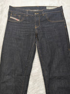 Women Diesel Livier-Sp Dark blue SR16A Super-slim jegging W29 L34 (EU 38 / M) Y2K Jeans