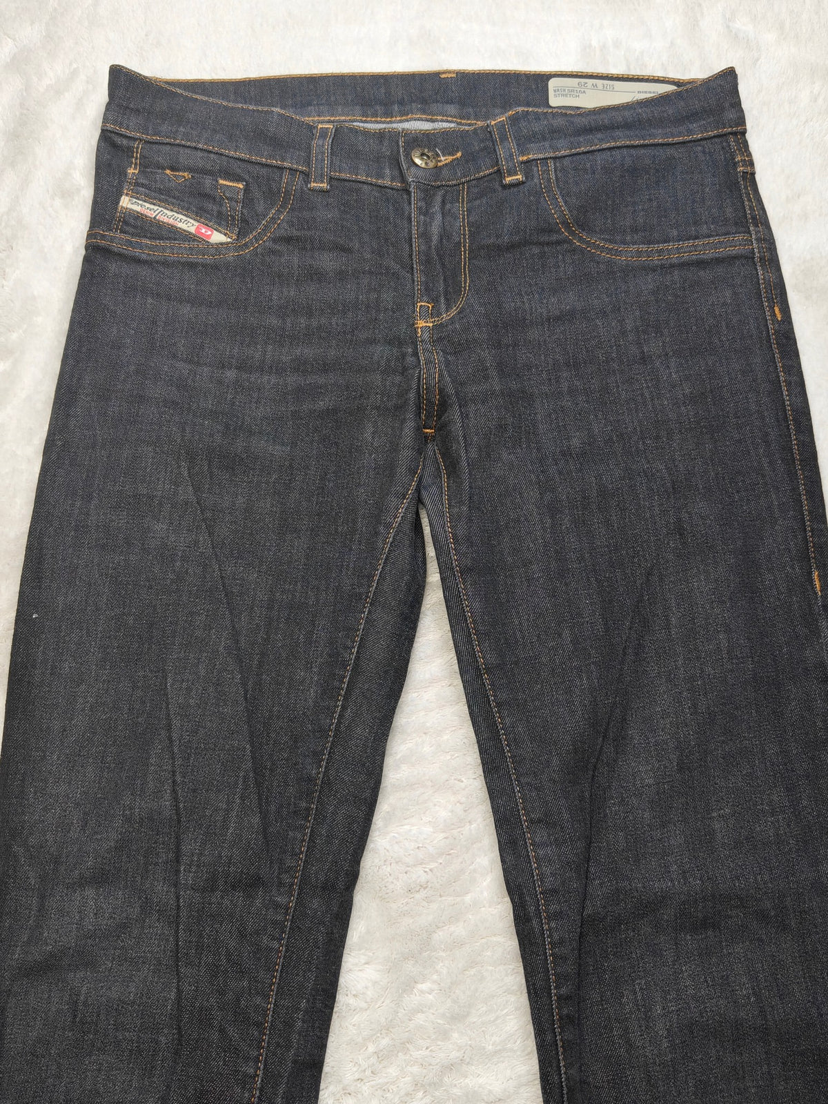 Women Diesel Livier-Sp Dark blue SR16A Super-slim jegging W29 L34 (EU 38 / M) Y2K Jeans