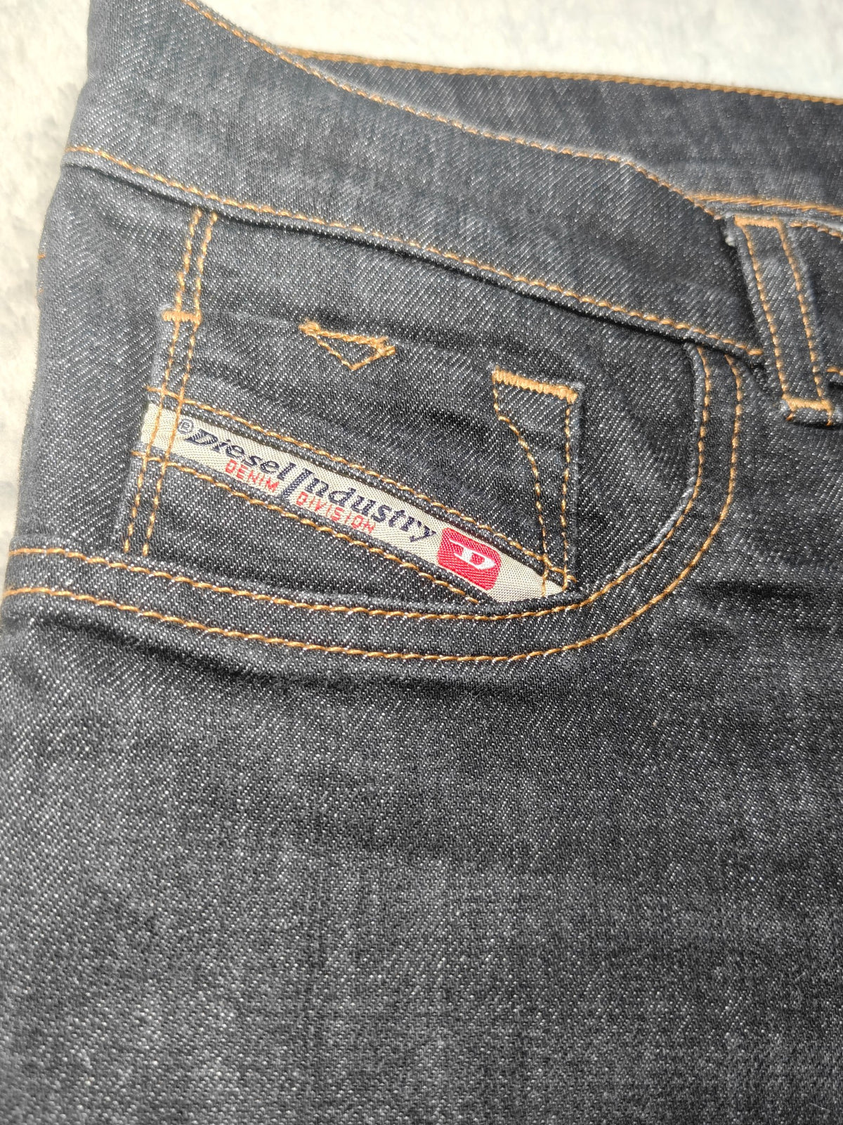 Women Diesel Livier-Sp Dark blue SR16A Super-slim jegging W29 L34 (EU 38 / M) Y2K Jeans