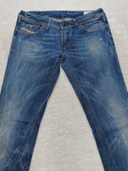 Women Diesel Lowky Blue 008SV Slim straight W29 L34 (EU 38 / M) 2010s Jeans