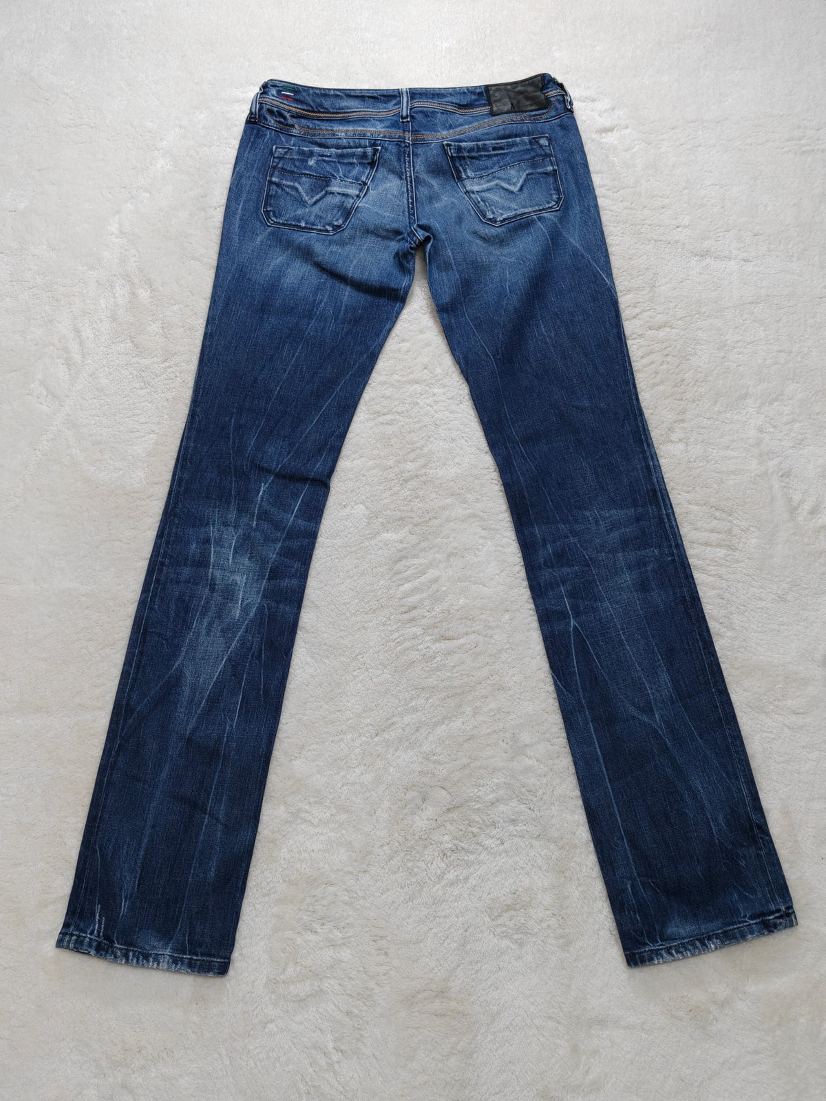 Women Diesel Lowky Blue 008SV Slim straight W29 L34 (EU 38 / M) 2010s Jeans