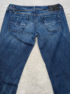 Women Diesel Lowky Blue 008SV Slim straight W29 L34 (EU 38 / M) 2010s Jeans