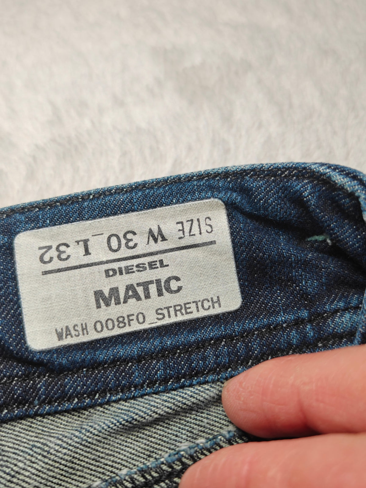 Women Diesel Matic Blue 008F0 Slim W30 L32 (EU 40 / L) Jeans