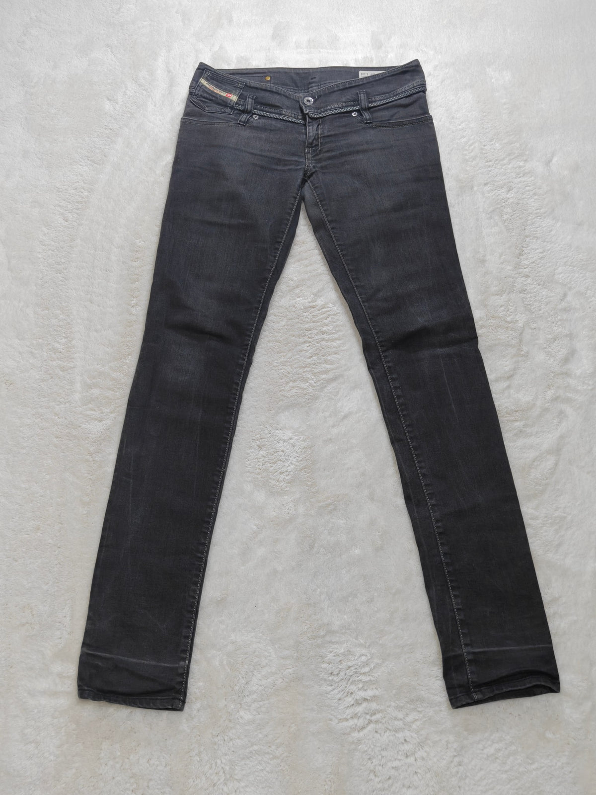 Women Diesel Matic Made in Italy Black 008GX Slim W28 L34 (EU 38 / M) Jeans