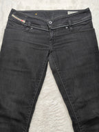 Women Diesel Matic Made in Italy Black 008GX Slim W28 L34 (EU 38 / M) Jeans