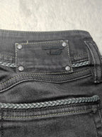 Women Diesel Matic Made in Italy Black 008GX Slim W28 L34 (EU 38 / M) Jeans