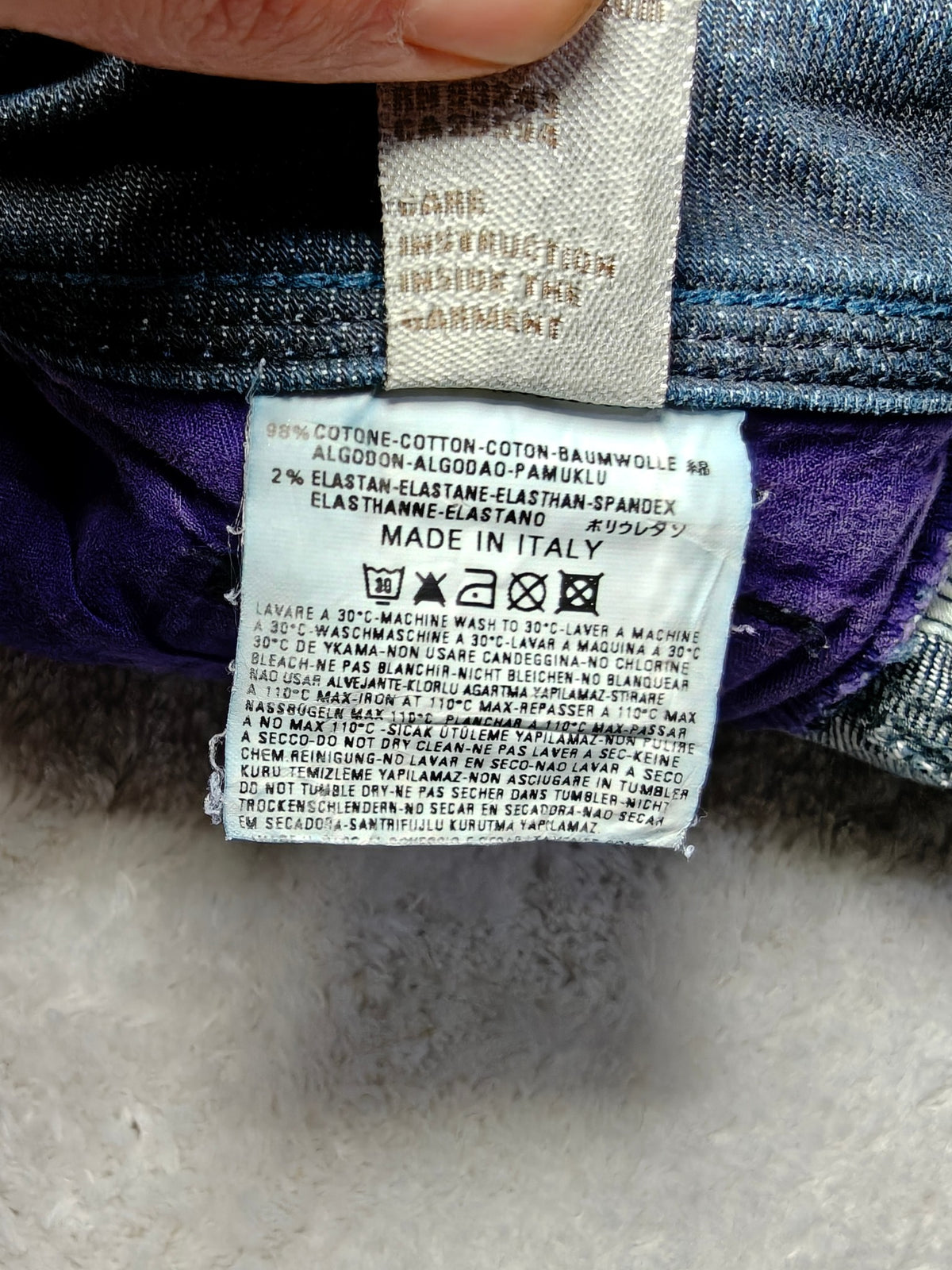 Women Diesel Muze made in Italy, 2007 Dark blue 008AA Straight W29 L30 (EU 38 / M) Jeans