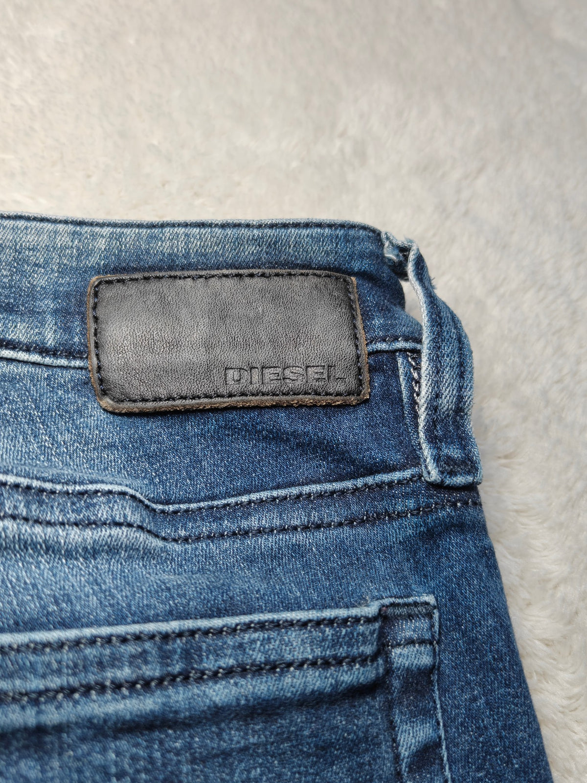 Women Diesel Skinzee Blue 0677R Skinny W27 L34 (EU 36 / S) Y2K Jeans