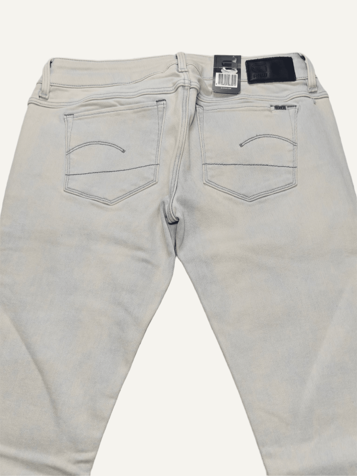 Women G-Star RAW 3301 Cream Skinny W27 L32 (EU 36 / S) Jeans