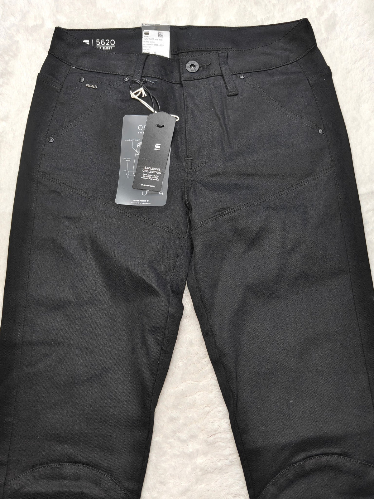 Women G-Star RAW 5620 Black Skinny W25 L32 (EU 34 / XS) Jeans