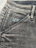 Women G-Star RAW 5620 Black Skinny W25 L32 (EU 34 / XS) Y2K Jeans