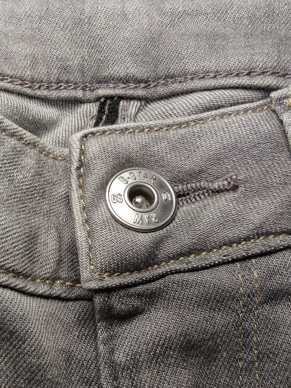 Women G-Star RAW 5620 custom Grey Skinny W27 L32 (EU 36 / S) Jeans