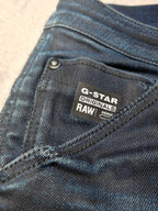 Women G-Star RAW 5620 Dark blue Slim tapered W25 L32 (EU 34 / XS) Y2K Jeans
