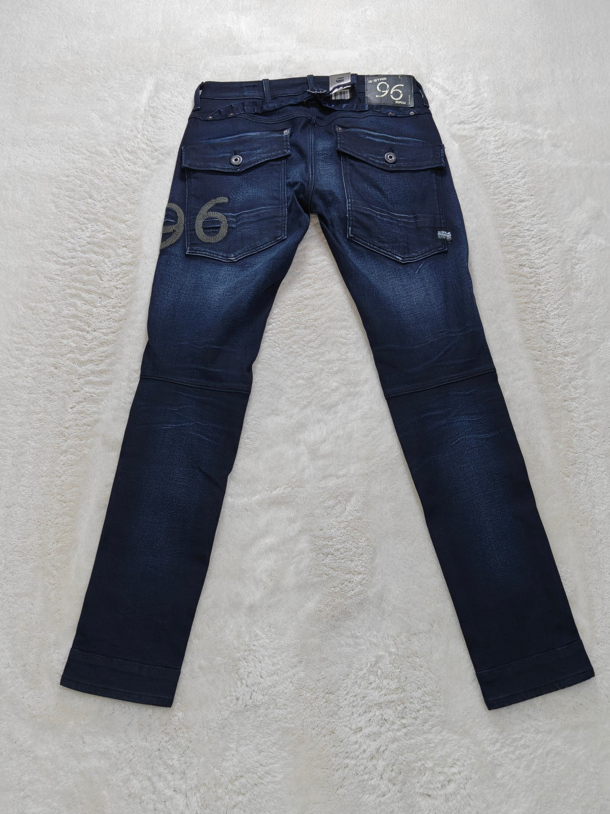 Women G-Star RAW 5620 heritage embro Dark blue Tapered W26 L30 (EU 36 / S) Jeans