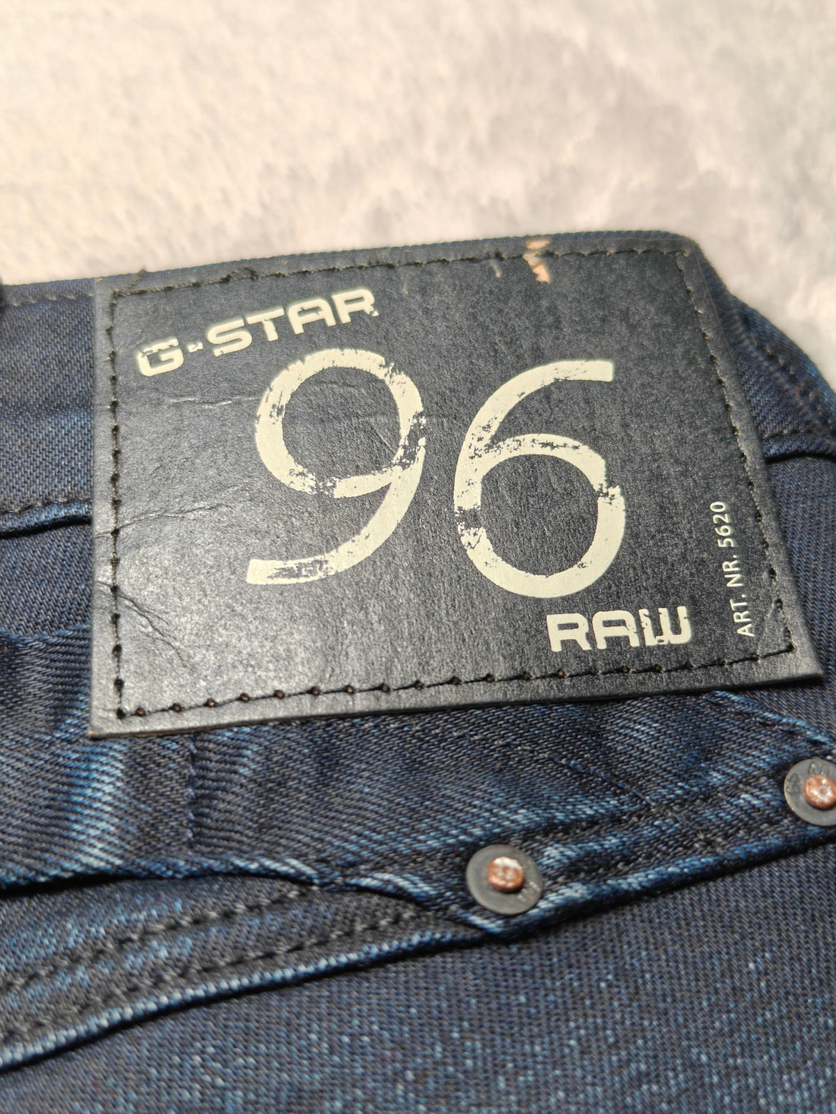 Women G-Star RAW 5620 heritage embro Dark blue Tapered W26 L30 (EU 36 / S) Jeans