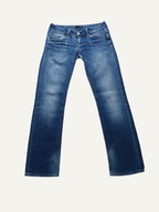 Women G-Star RAW Attacc Blue Straight W28 L30 (EU 38 / M) Y2K Jeans