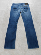 Women G-Star RAW Attacc Blue Straight W28 L30 (EU 38 / M) Y2K Jeans