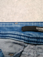 Women G-Star RAW Attacc Blue Straight W28 L30 (EU 38 / M) Y2K Jeans