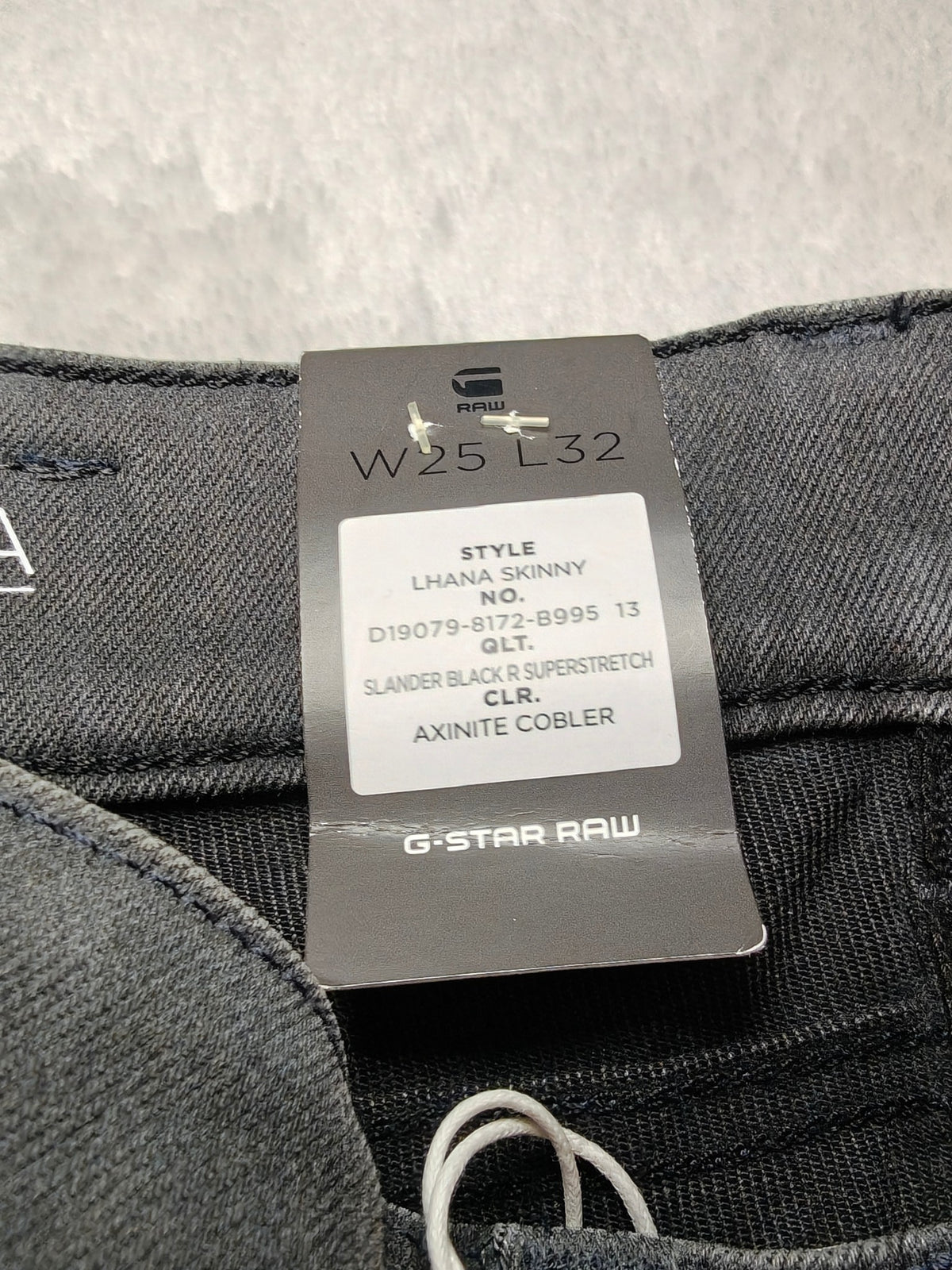 Women G-Star RAW Lhana Axinite Cobler Skinny W25 L32 (EU 34 / XS) Jeans
