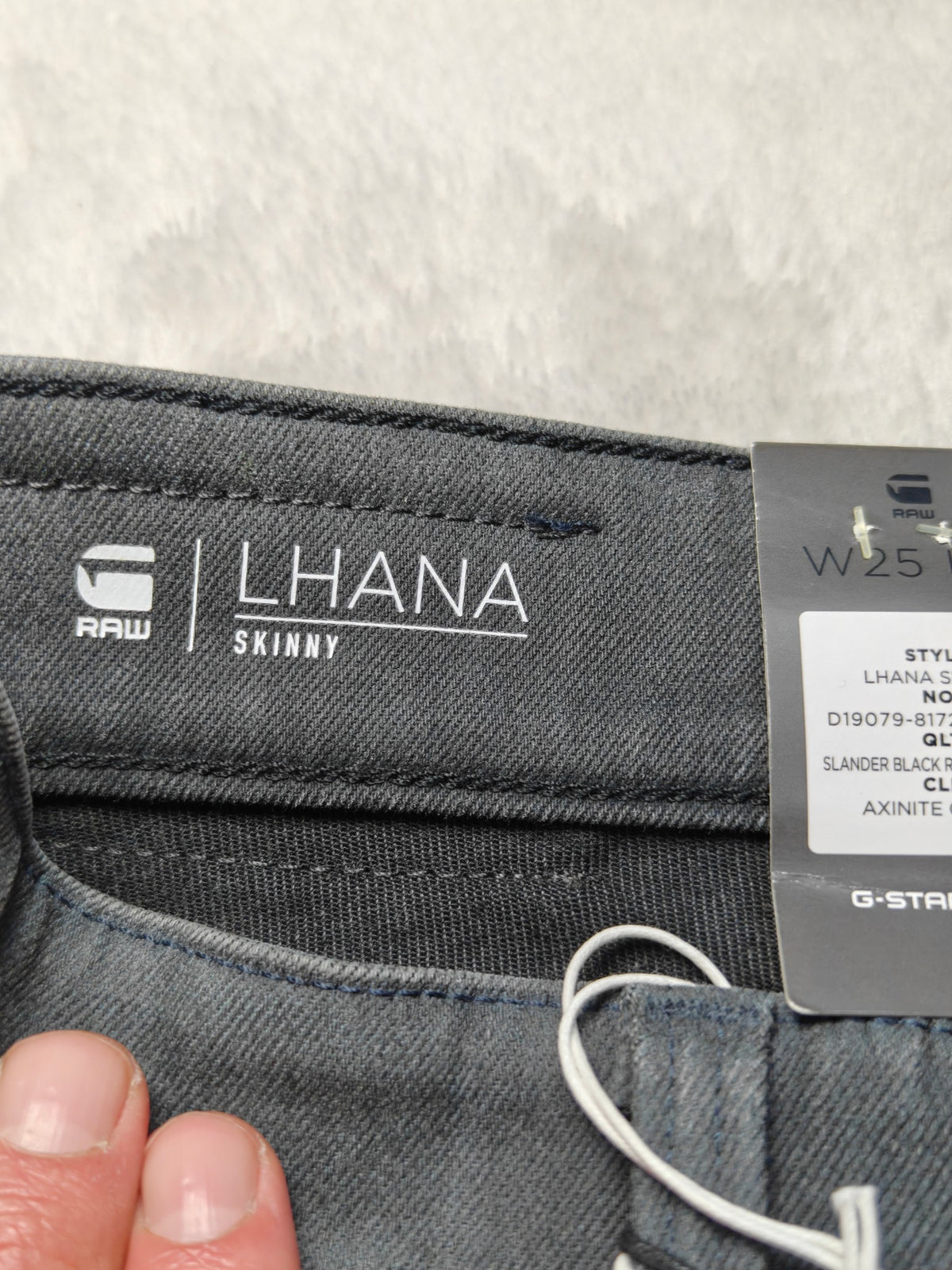 Women G-Star RAW Lhana Axinite Cobler Skinny W25 L32 (EU 34 / XS) Jeans
