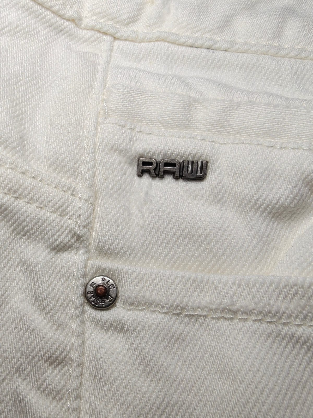 Women G-Star RAW Midge White Boyfriend fit W24 L30 (EU 34 / XS) Jeans