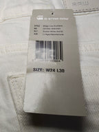 Women G-Star RAW Midge White Boyfriend fit W24 L30 (EU 34 / XS) Jeans