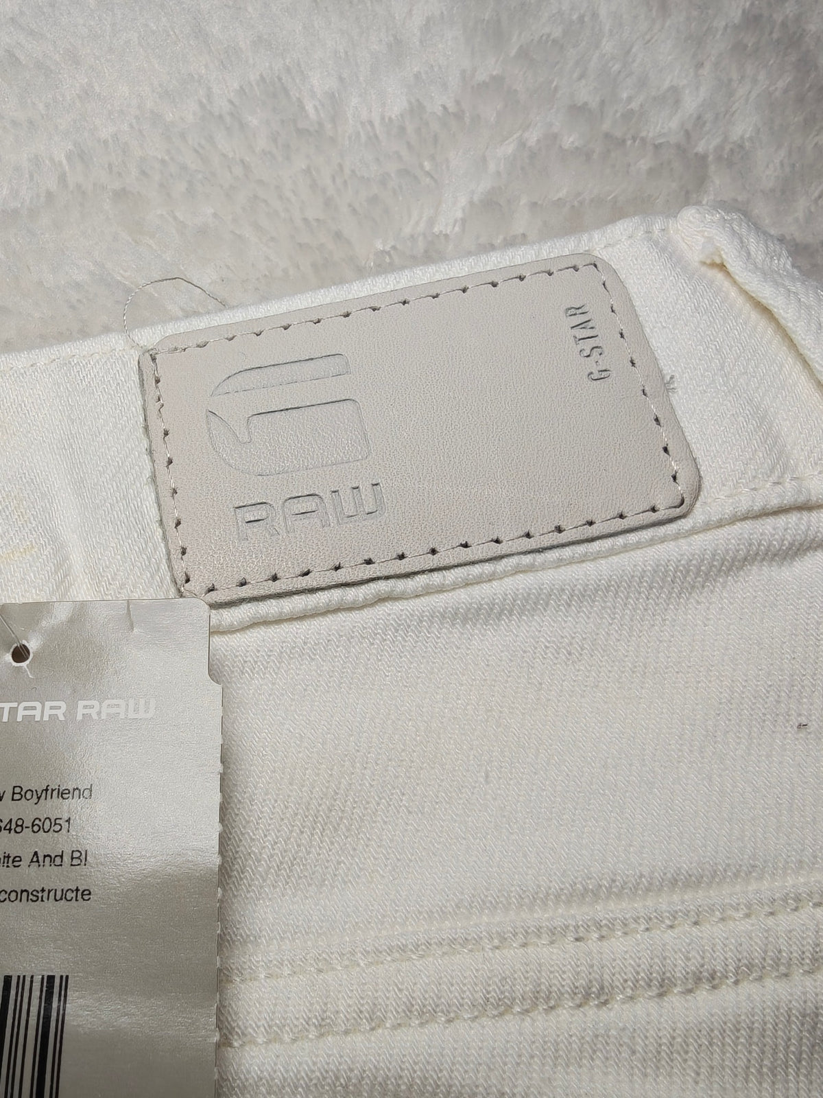Women G-Star RAW Midge White Boyfriend fit W24 L30 (EU 34 / XS) Jeans