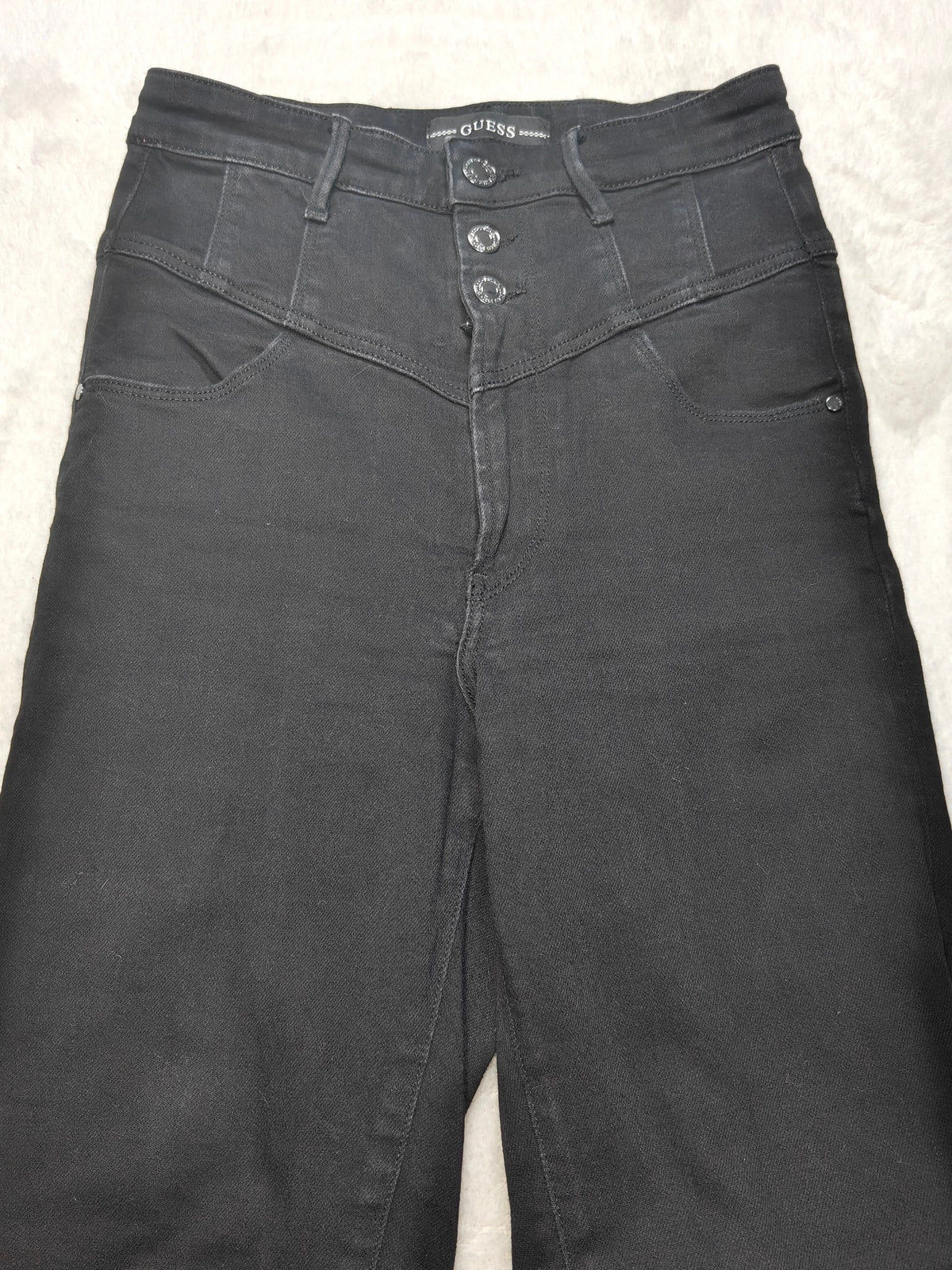 Women Guess Be sexy Black Skinny W26 L30 (EU 36 / S) Y2K Jeans