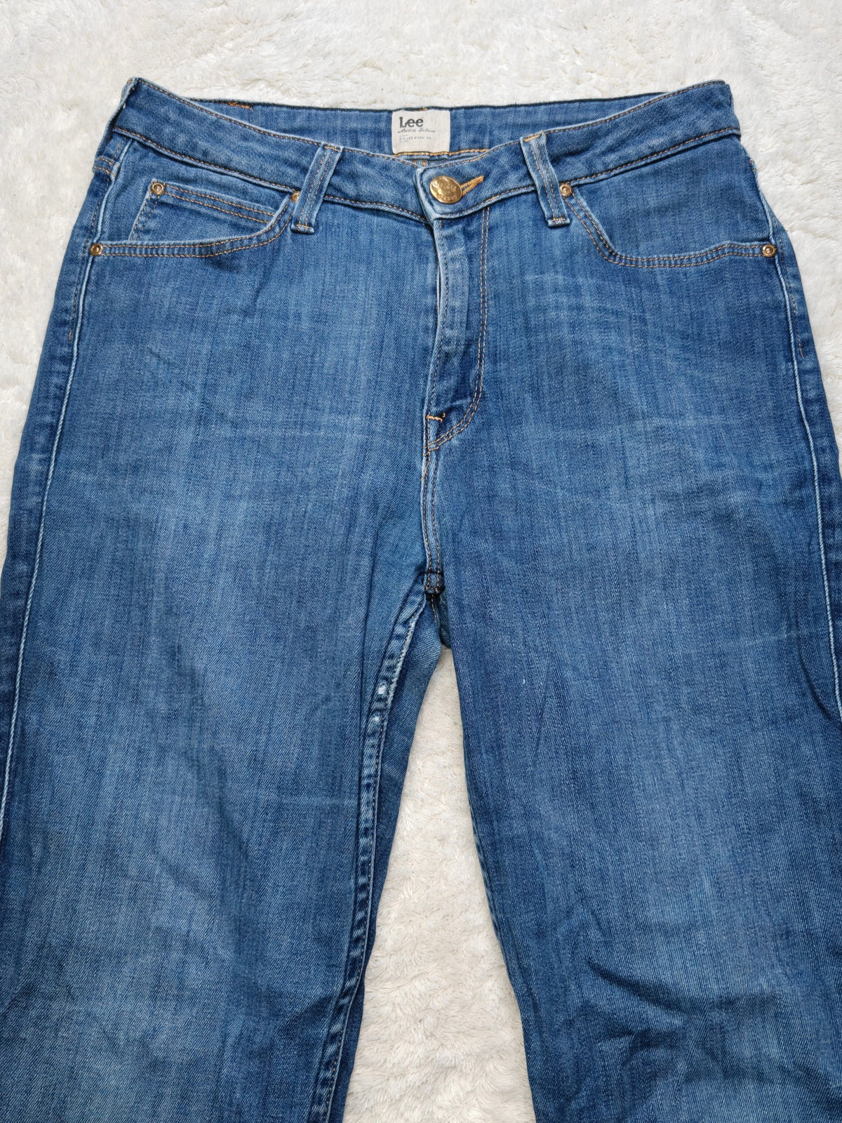 Women Lee Scarlett High Blue Skinny W28 L28 (EU 38 / M) Y2K Jeans