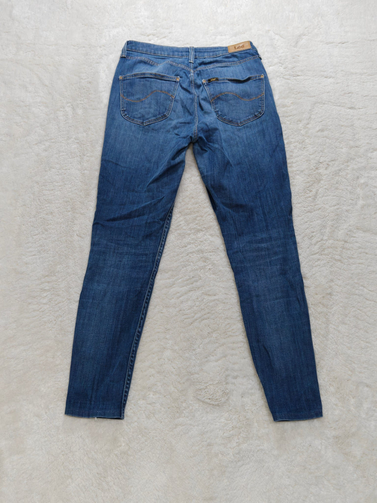 Women Lee Scarlett High Blue Skinny W28 L28 (EU 38 / M) Y2K Jeans