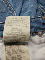 Women Lee Scarlett High Blue Skinny W28 L28 (EU 38 / M) Y2K Jeans