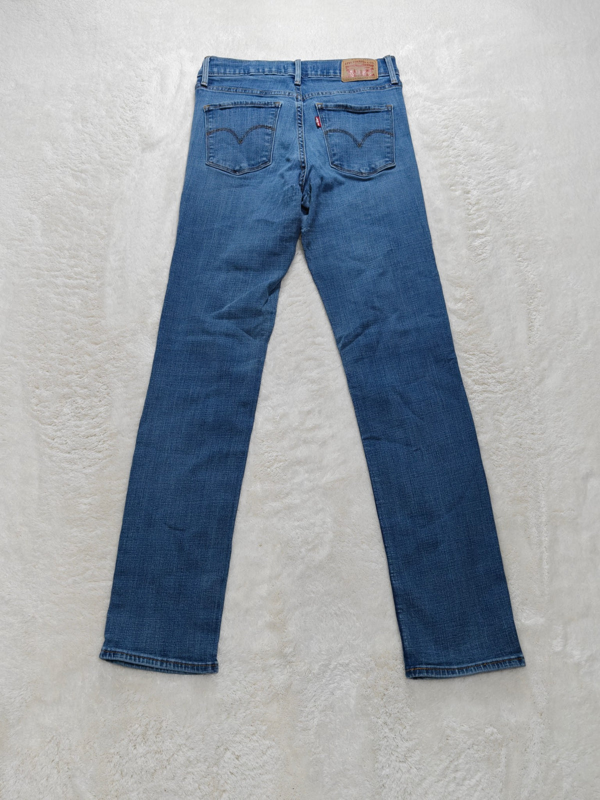 Women Levi's 312 Shaping Slim High Rise Blue Slim W27 L32 (EU 36 / S) Y2K Jeans