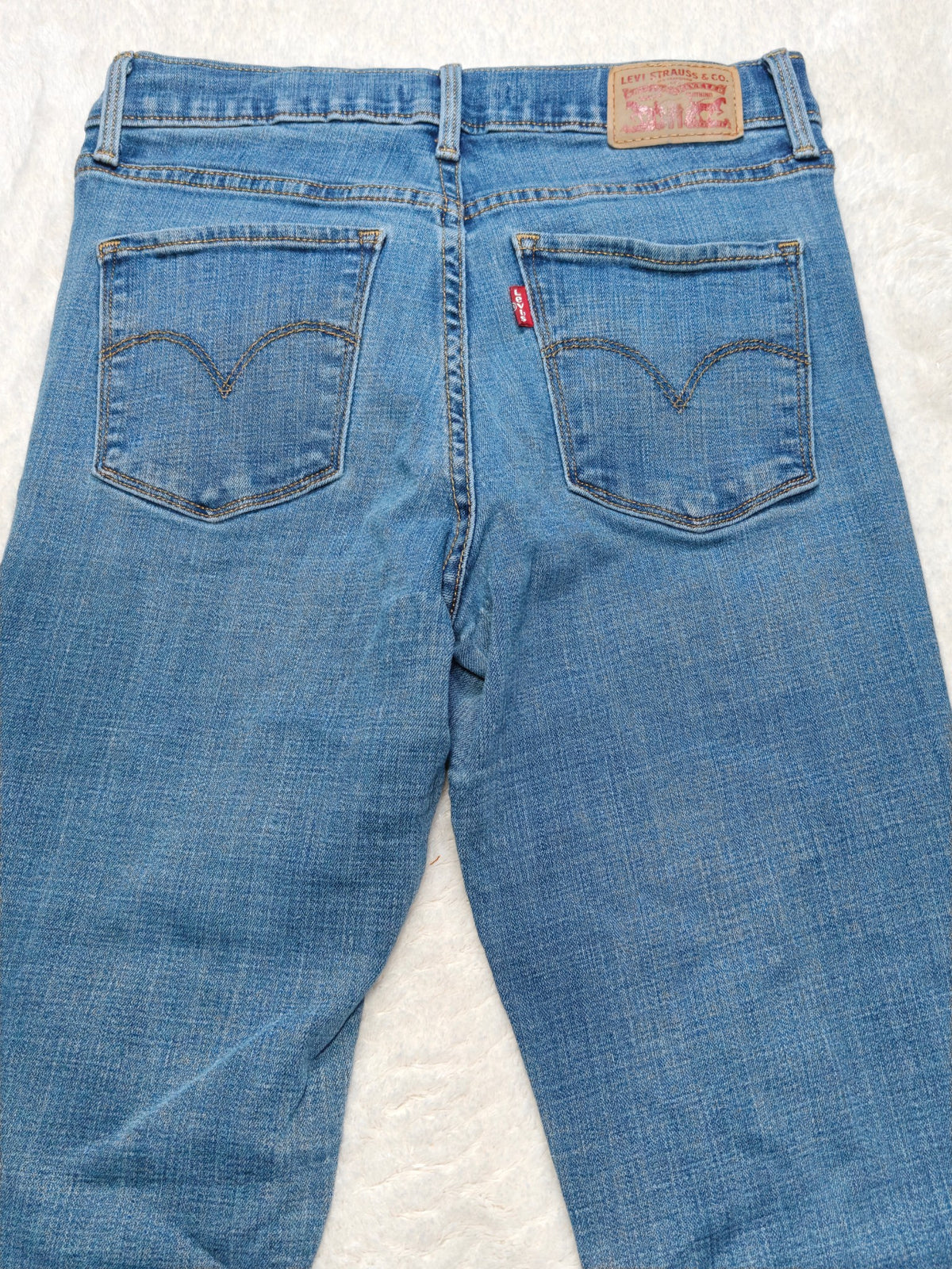 Women Levi's 312 Shaping Slim High Rise Blue Slim W27 L32 (EU 36 / S) Y2K Jeans