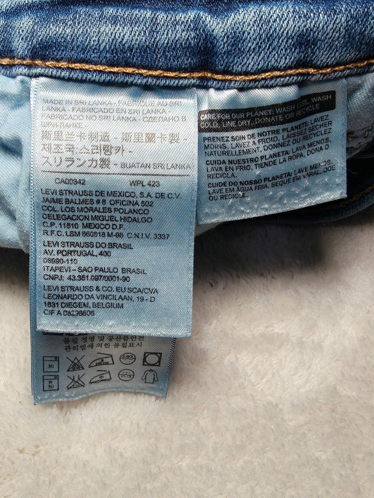 Women Levi's 312 Shaping Slim High Rise Blue Slim W27 L32 (EU 36 / S) Y2K Jeans