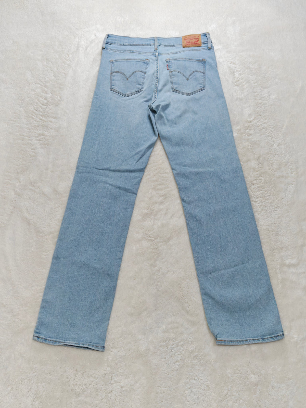 Women Levi's 314 Shaping Straight Light blue Straight W28 L30 (EU 38 / M) Y2K Jeans