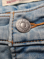 Women Levi's 314 Shaping Straight Light blue Straight W28 L30 (EU 38 / M) Y2K Jeans