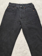 Women Levi's 501 vintage made in USA 1996 Black 5010165 Straight W27 L30 (EU 36 / S) Jeans