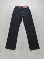 Women Levi's 501 vintage made in USA 1996 Black 5010165 Straight W27 L30 (EU 36 / S) Jeans